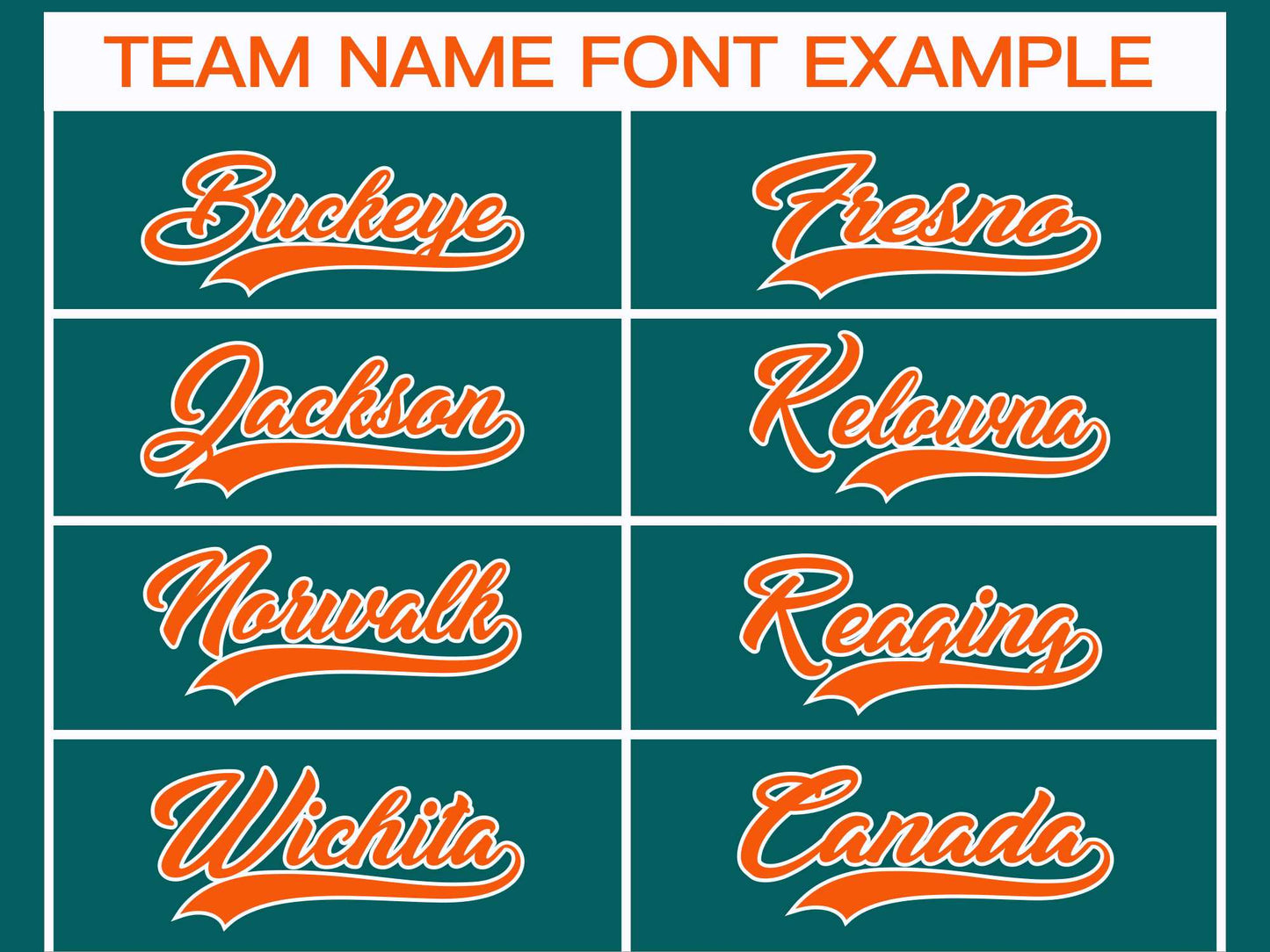 Custom Teal Orange-White Classic Style Hockey Jersey Limited