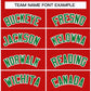 Custom Red Kelly Green-White Classic Style Hockey Jersey Limited