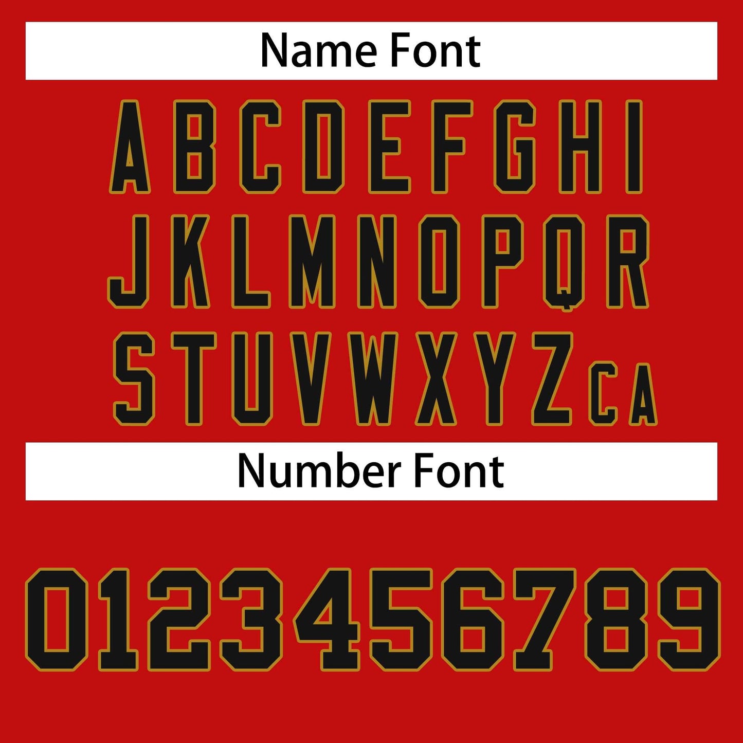 Custom Red Black-Gold Classic Style Hockey Jersey Limited