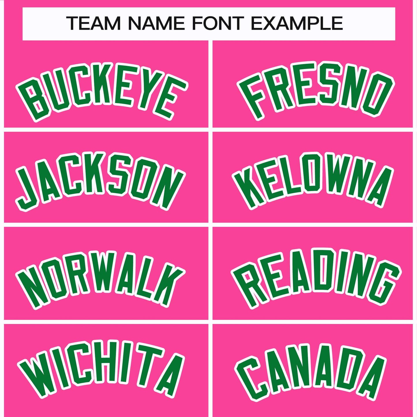 Custom Pink Kelly Green-White Classic Style Hockey Jersey Limited