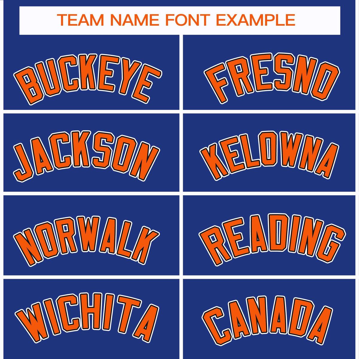 Custom Royal Orange Black-White Classic Style Hockey Jersey Limited