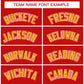 Custom Red Gold Red-White Classic Style Hockey Jersey Limited