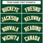 Custom Green White Green-Gold Classic Style Hockey Jersey Limited