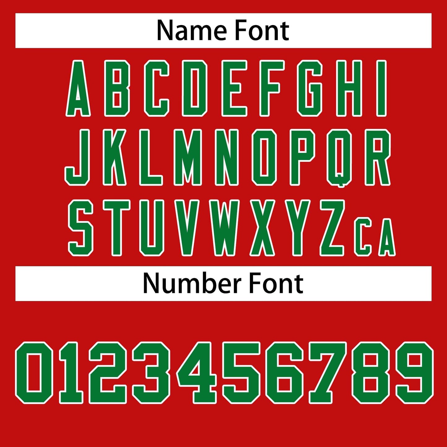 Custom Red Kelly Green-White Classic Style Hockey Jersey Limited