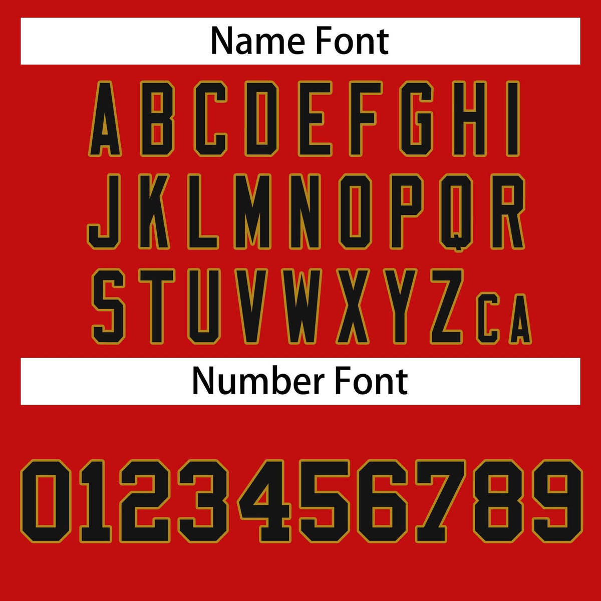 Custom Red Black-Gold Classic Style Hockey Jersey Limited