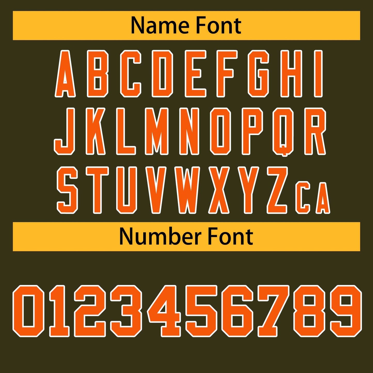 Custom Olive Orange-White Classic Style Hockey Jersey Limited