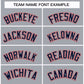 Custom Gray Navy White-Red Classic Style Hockey Jersey Limited