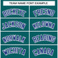 Custom Teal Royal-White Classic Style Hockey Jersey Limited