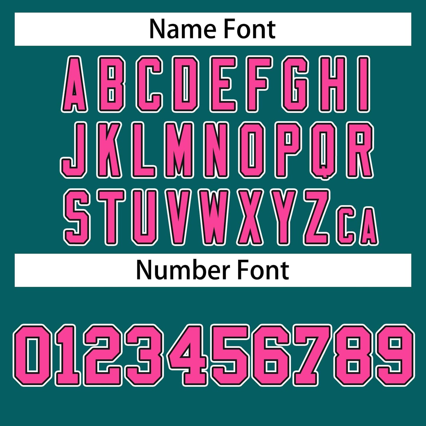 Custom Teal Pink Black-White Classic Style Hockey Jersey Limited