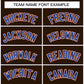 Custom Brown Royal White-Orange Classic Style Hockey Jersey Limited