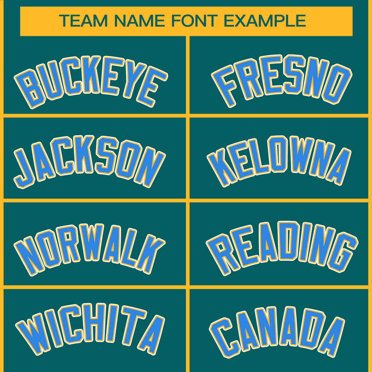 Custom Teal Powder Blue White-Gold Classic Style Hockey Jersey Limited