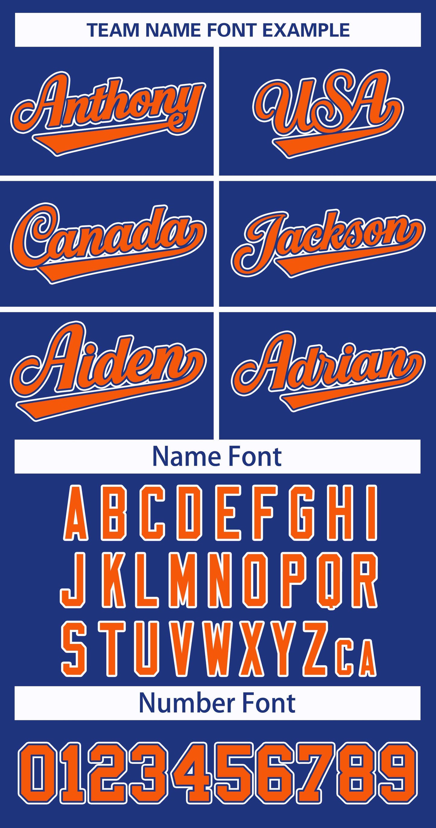 Custom Royal Orange Royal-White Classic Style Hockey Jersey Limited