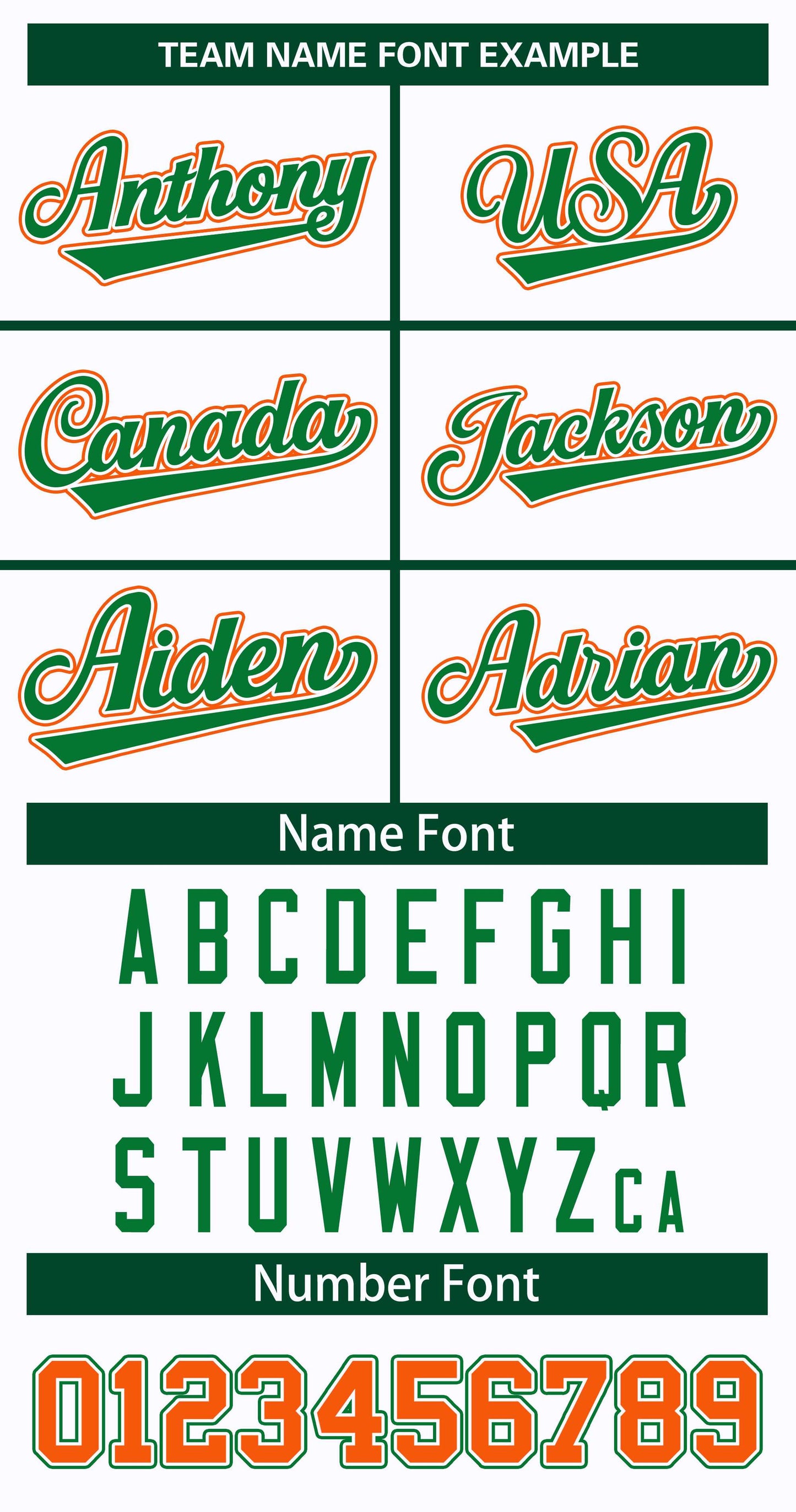 Custom White Kelly Green White-Orange Classic Style Hockey Jersey Limited