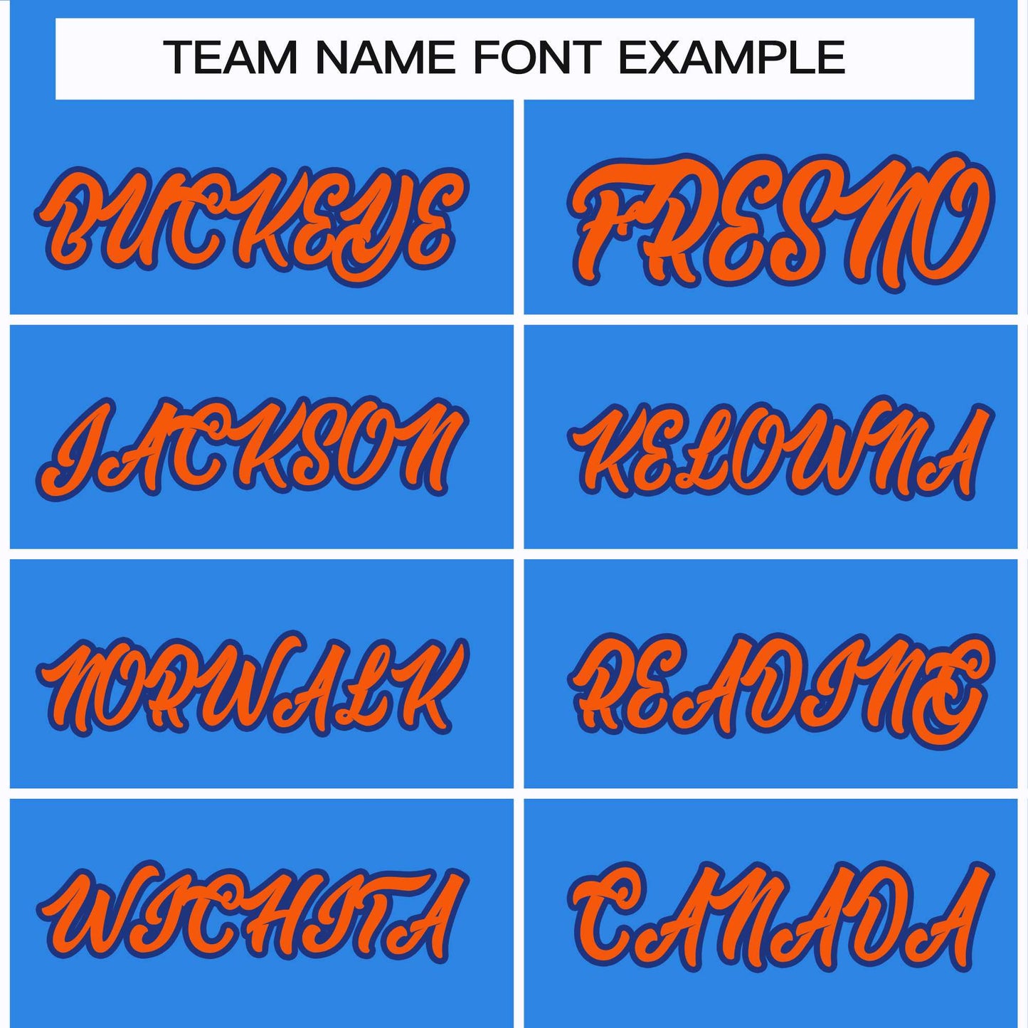 Custom Powder Blue Orange-Royal Classic Style Hockey Jersey Limited