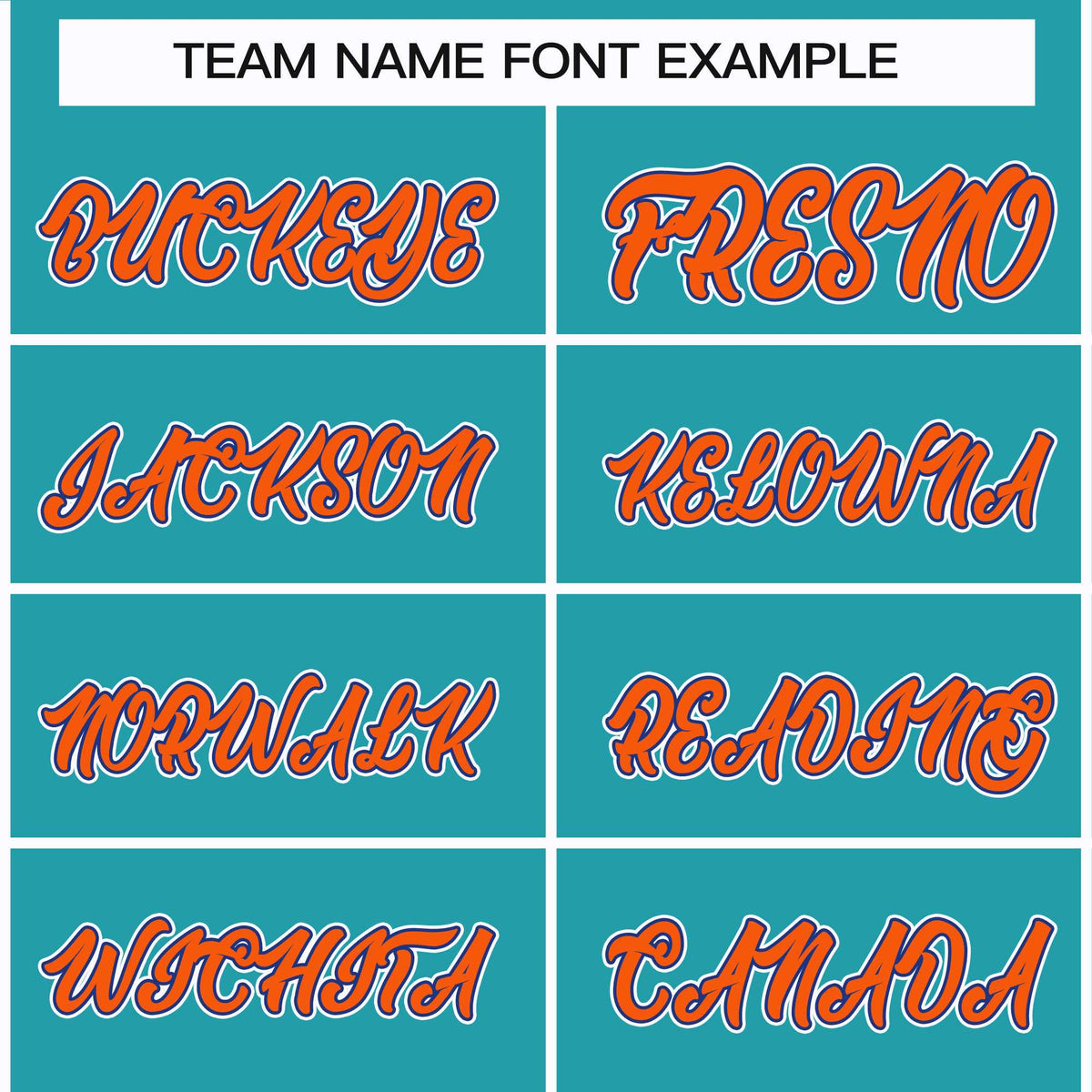 Custom Aqua Orange Royal-White Classic Style Hockey Jersey Limited