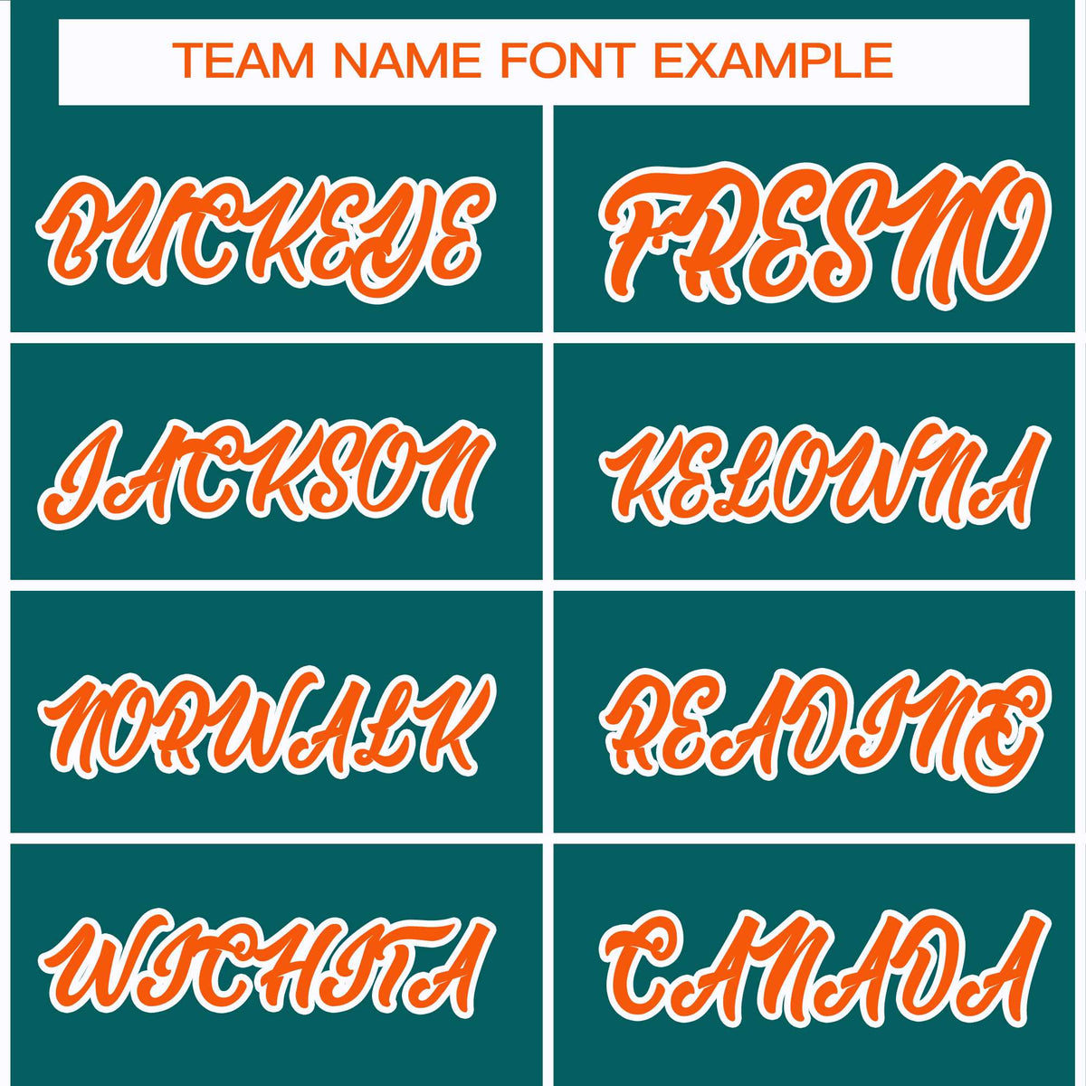 Custom Teal Orange-White Classic Style Hockey Jersey Limited