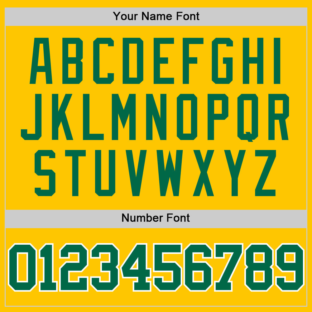 Custom Yellow Kelly Green-White Authentic Basketball Jersey Limited