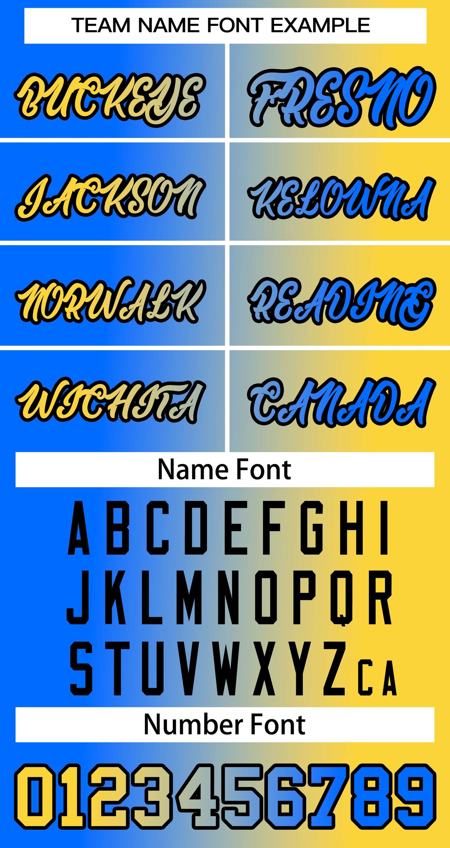 Custom Gold Light Blue-Black Gradient Fashion Baseball Jersey For Women Limited