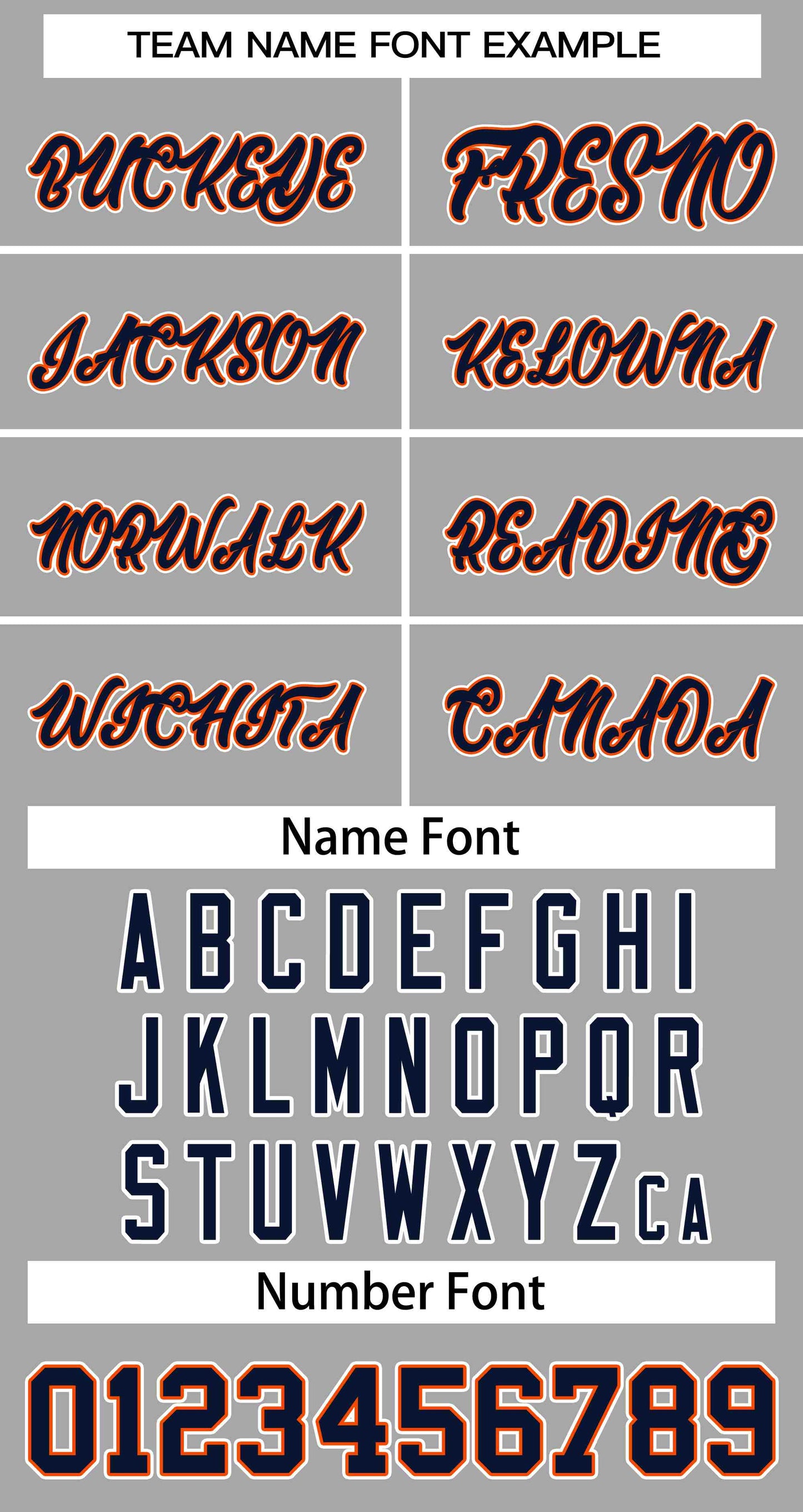 Custom Gray Navy-Orange Classic Style Authentic Two-Button Softball Jersey Limited