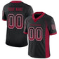 Custom Black Cardinal-White Mesh Drift Fashion Football Jersey Limited