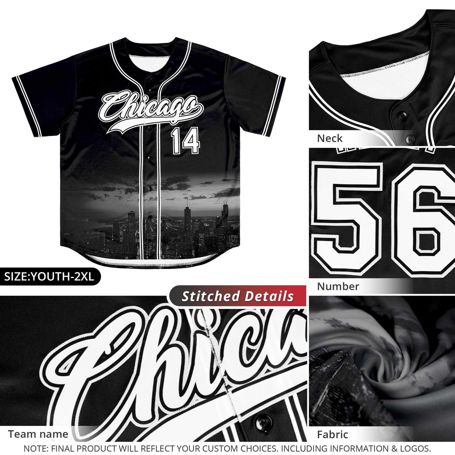 Custom Black Yellow-Black Pittsburgh City Connect Baseball Jersey Limited