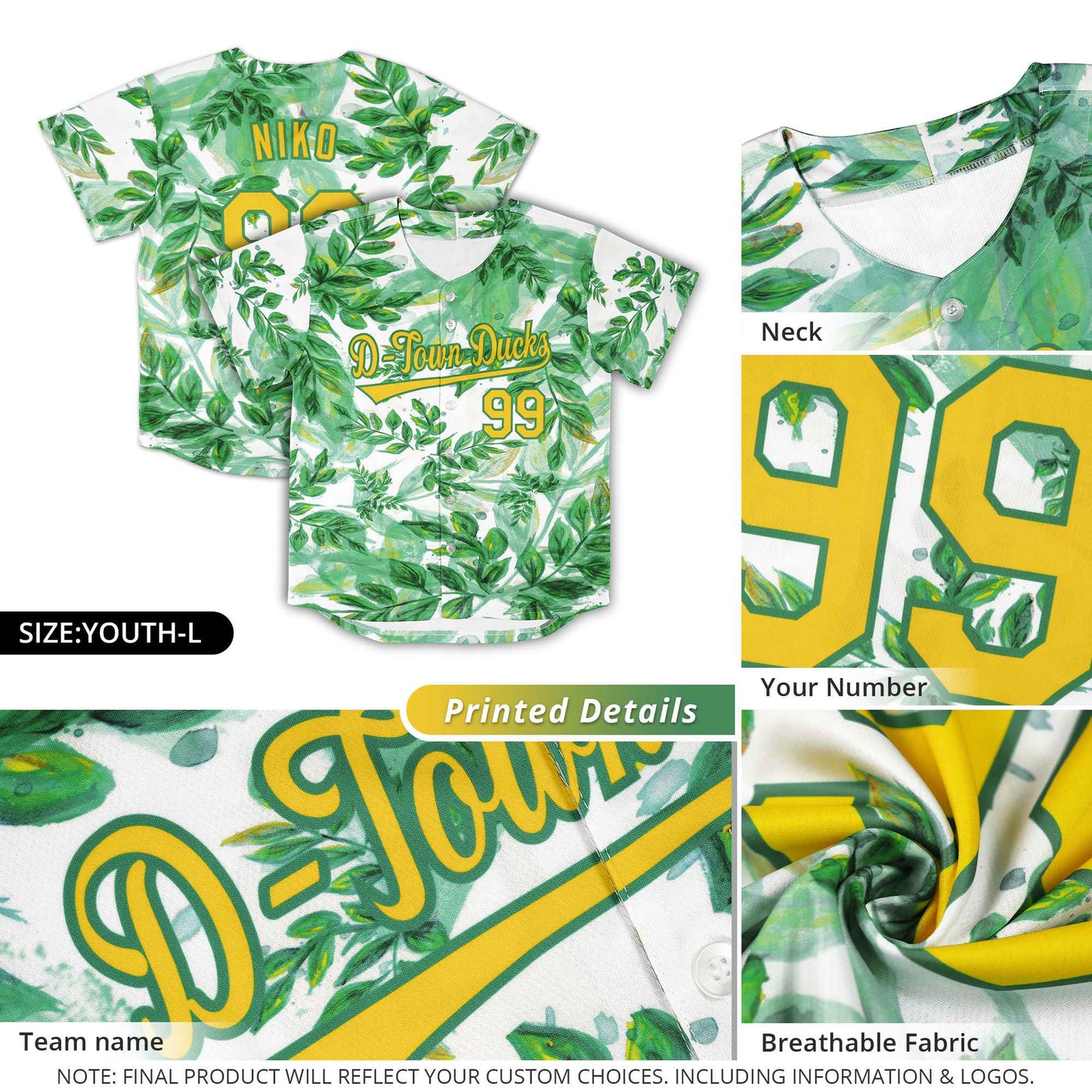 Custom Kelly Green Yellow-Green Graffiti Pattern Authentic Baseball Jersey Limited