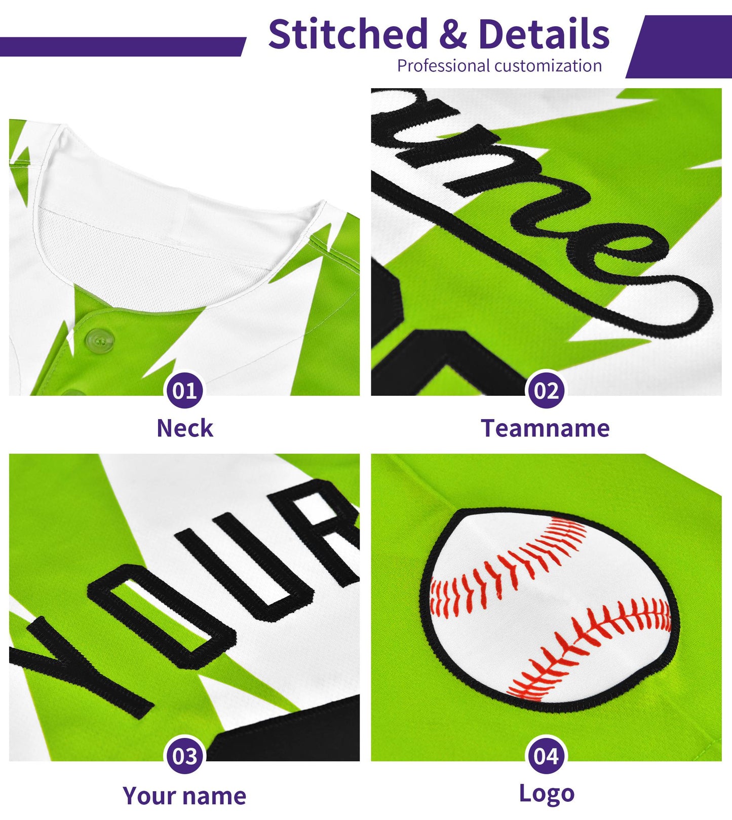 Custom Pink Purple Raglan Sleeves Blade Pattern Authentic Baseball Jersey Limited