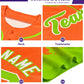 Custom Neon Green Orange Personalized Raglan Sleeves Design Authentic Baseball Jersey Limited