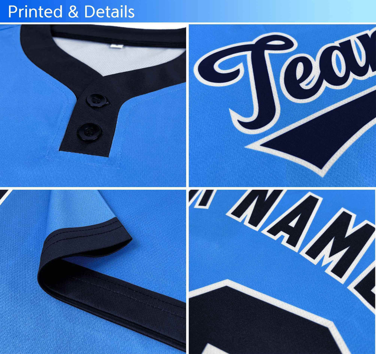 Custom Royal White-Royal Classic Style Authentic Two-Button Softball Jersey Limited