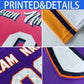 Custom Aqua Orange White Classic Tops Mesh Basketball Jersey Limited