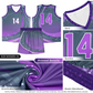 Custom Dark Gray Pink Personalized Galaxy Graffiti Pattern Sports Uniform Basketball Jersey Limited
