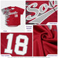 Custom Royal Personalized 3D Flame Design Authentic Baseball Jersey Limited