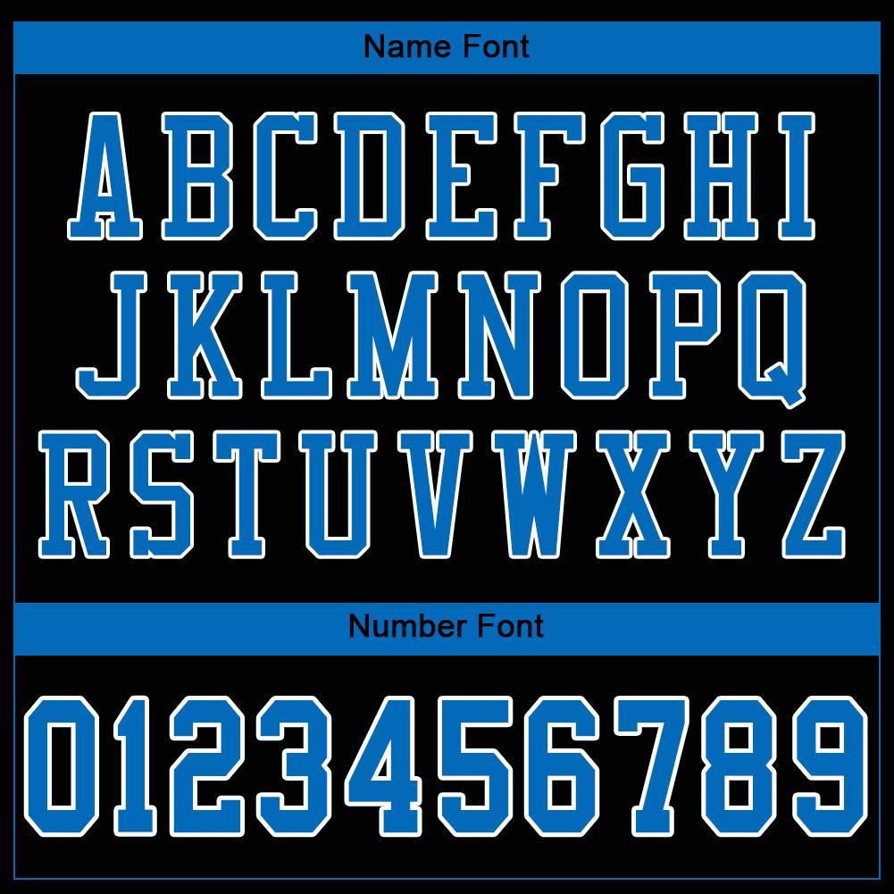 Custom Black Panther Blue-White Mesh Authentic Football Jersey Limited