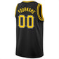 Custom Black Yellow-White Classic Tops Breathable Basketball Jersey Limited