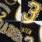 Custom Black Yellow-White Classic Tops Breathable Basketball Jersey Limited