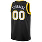 Custom Black White-Yellow Classic Tops Breathable Basketball Jersey Limited