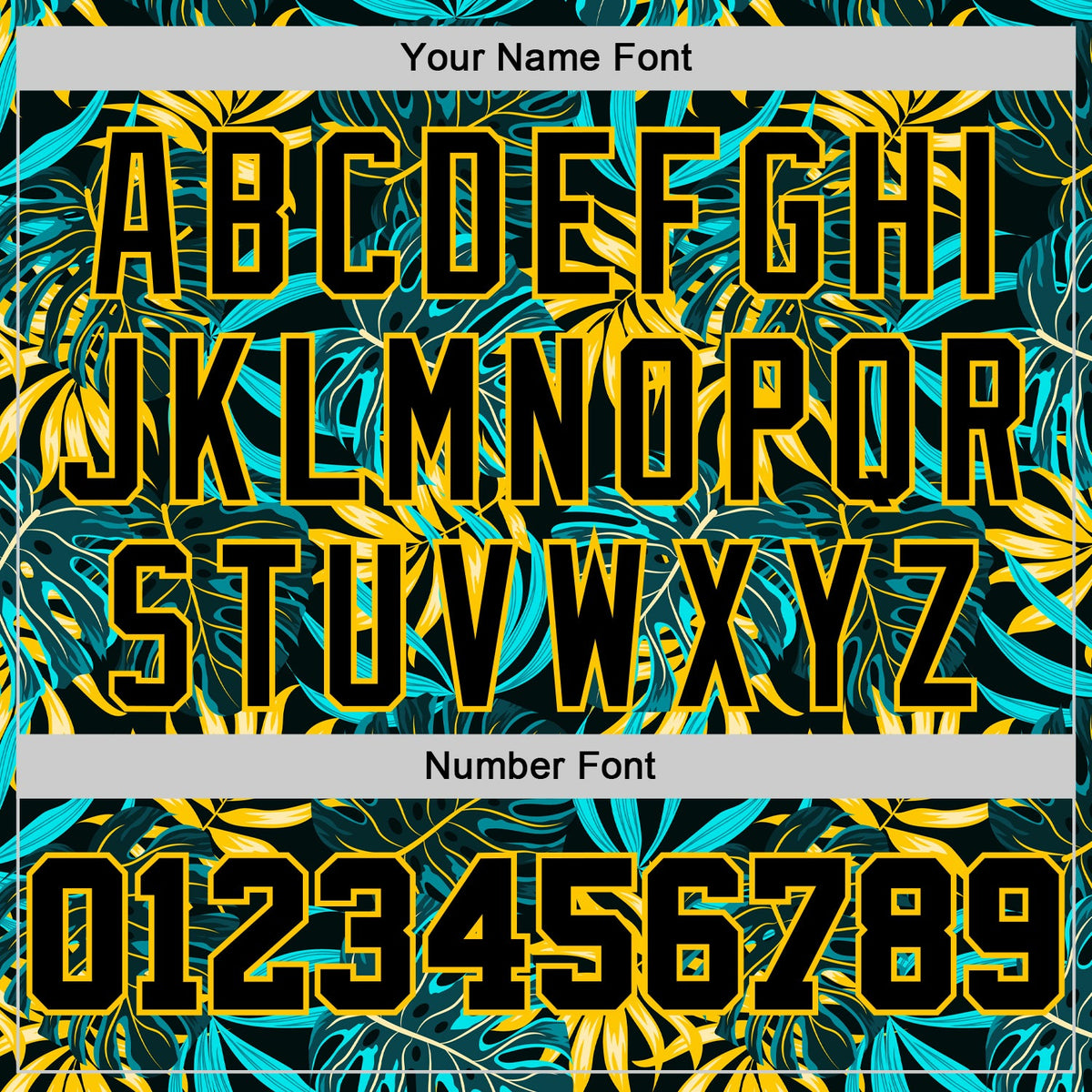 Custom Black Black-Gold 3D Pattern Tropical Hawaii Plants Authentic Basketball Jersey Limited