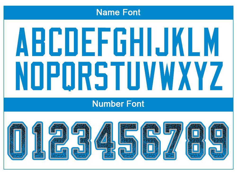 Custom Black Panther Blue-Gray Mesh Drift Fashion Football Jersey Limited