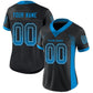 Custom Black Panther Blue-Gray Mesh Drift Fashion Football Jersey Limited