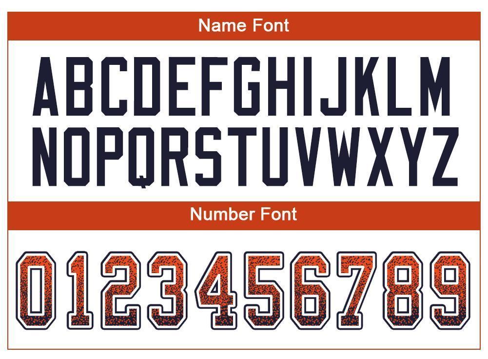 Custom Orange Navy-White Mesh Drift Fashion Football Jersey Limited