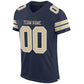 Custom Navy Vegas Gold-White Mesh Authentic Football Jersey Limited