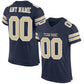 Custom Navy Vegas Gold-White Mesh Authentic Football Jersey Limited