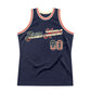 Custom Navy Vintage Usa Flag-Cream Authentic Throwback Basketball Jersey Limited