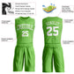 Custom Neon Green White Classic Sets Basketball Jersey Limited