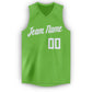 Custom Green White Classic Tops Fashion Sportwear Basketball Jersey Limited