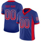 Custom Royal Scarlet-White Mesh Drift Fashion Football Jersey Limited