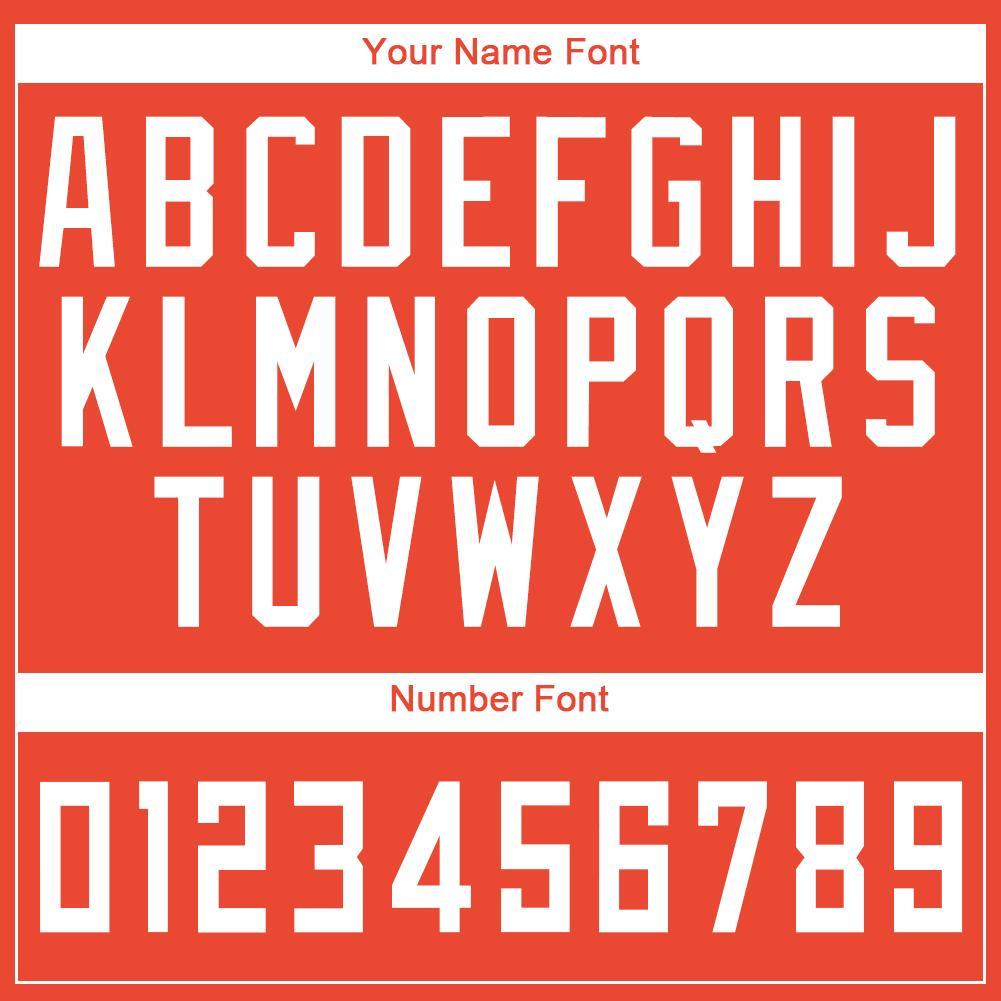 Custom Orange White Round Neck Suit Basketball Jersey Limited