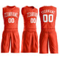 Custom Orange White Classic Sets Basketball Jersey Limited
