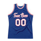 Custom Royal White-Red Authentic Throwback Basketball Jersey Limited