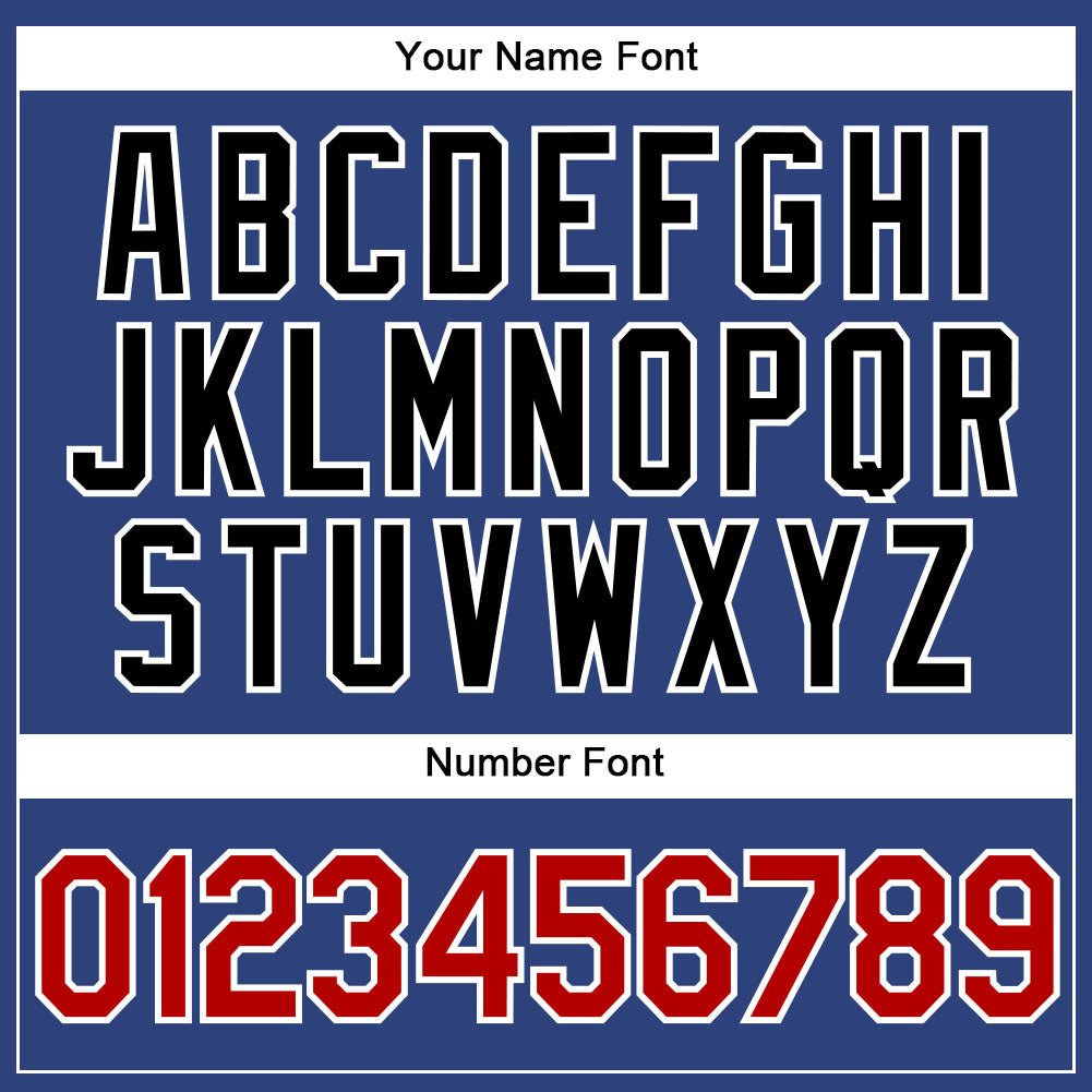 Custom Royal White Pinstripe Red-Black Authentic Basketball Jersey Limited